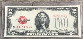 Series 1928 G $2 Two Dollar Legal Tender Note Fr - 1508 Ba25