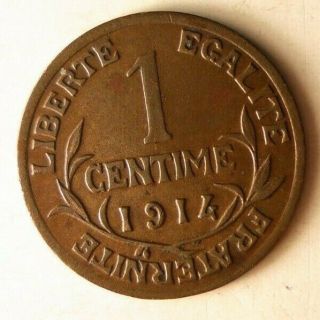 1914 France Centime - Coin - - France Bin 8