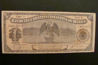 Mexico 1 Peso 1914