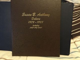 1979 - 1999 $1 Susan B Anthony (sba) Dollar Complete Set 18 Coins P,  D& S