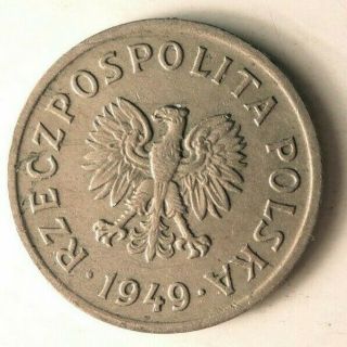 1949 Poland 10 Groszy - Coin - - Poland Bin D