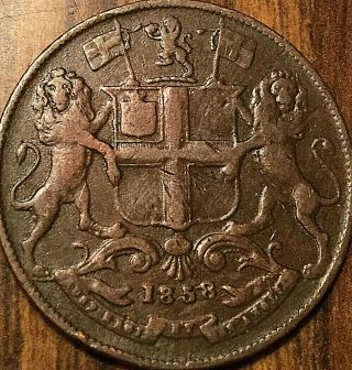 1858 East India Company One Quarter Anna