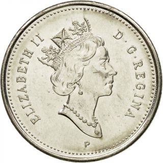 [ 440740] Coin,  Canada,  Elizabeth Ii,  25 Cents,  2001,  Royal Canadian