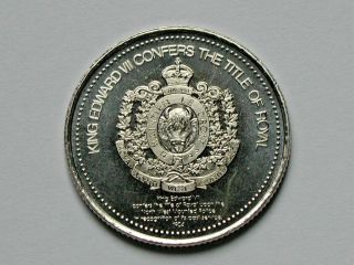 Regina Sk Canada 1979 Trade Dollar Token With Nwmp (circa 1904) Regimental Badge