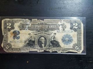 1899 $2 Two Dollars Silver Certificate
