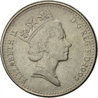 [ 520952] Great Britain,  Elizabeth Ii,  10 Pence,  1992,  Ef (40 - 45),  Copper - Nickel
