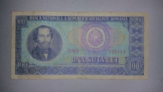 100 Lei - Romania - 1966 -