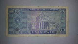 100 lei - ROMANIA - 1966 - 2