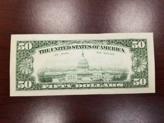 1993 Richmond $50 Dollar Bill Note FRN E50360560A Crisp 2