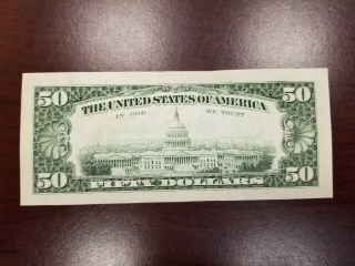 1993 Richmond $50 Dollar Bill Note FRN E50360560A Crisp 6