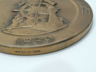 1839 Whitehead and Hoag Medal Marine National Exchange Bank Milwaukee Engraved 4