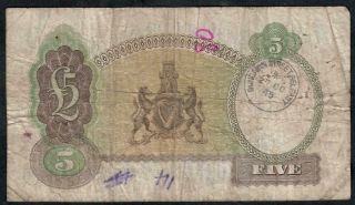 5 Pounds From Ireland 1937 2