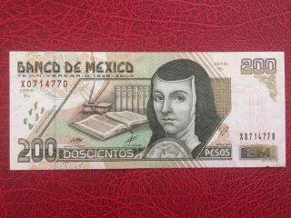 2000 Mexico 200 Pesos (p 119) - Vf -