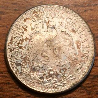 1943 Mo Silver Mexico 20 Centavos Coin - Mexico City