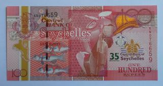 Seychelles - Commemorative 100 Rupees - 2013 - Pick 47a,  Unc.