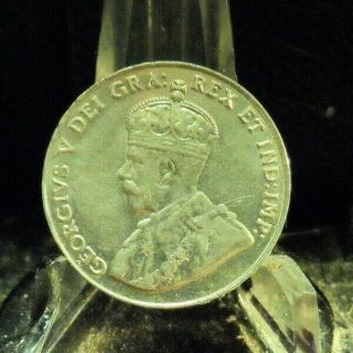 Circulated 1926 5 Cents Canadian Coin (62919) 1.  Domestic