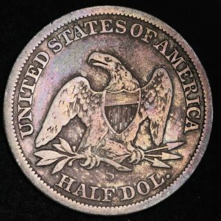 1856 - S Seated Liberty Half Dollar CHOICE VG/FINE E331 ACNT 2