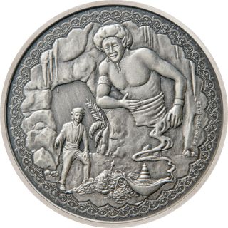 Niue - 2019 - 1 Oz Silver Proof Coin - Legendary Tales - Aladdin