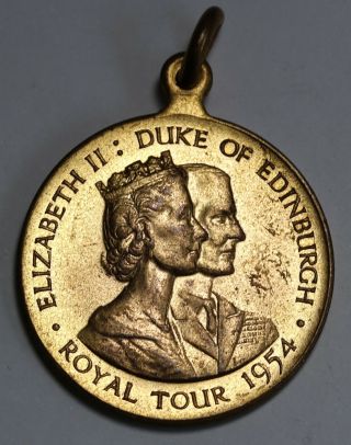 1954 Australia Royal Visit Medal Ku - Ring - Gai Municipal Council Nsw Qeii