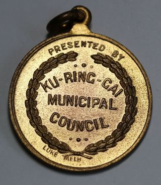 1954 Australia Royal Visit Medal KU - RING - GAI MUNICIPAL COUNCIL NSW QEII 2