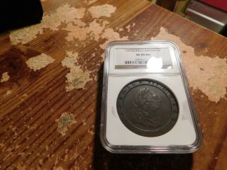 1797 Great Britain Soho Large Cartwheel 2 Pence Ngc Vf35bn Rare Coin