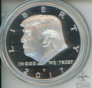 2017 American President Donald Trump Inaugural Eagle 45th Commemorative Coin