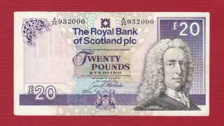 Royal Bank Of Scotland 1992 20 Pounds P - 354