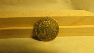 1912 P Us $2 - 1/2 $2.  50 Indian Head Quarter Eagle Gold Coin D2