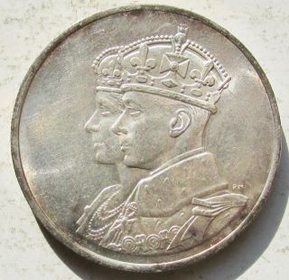 Canada 1939 Royal Visit Of King George Vi 33mm Silver