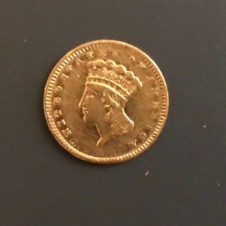 1856 Gold Dollar Slant 5