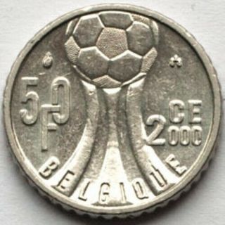 Belgium 50 Francs 2000 European Football Championship.  French Version (3798)