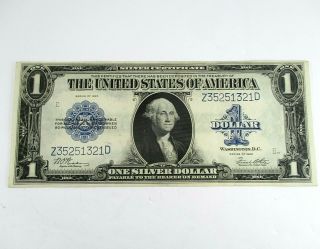 1923 United States Large Silver Certificate $1 Dollar Note About Uncirculated