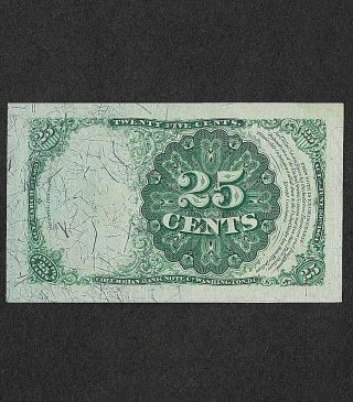 FR 1309 FIFTH ISSUE TWENTY FIVE Cent Fractional Note CU,  HARD TO IMPROVE ON. 6