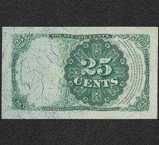 FR 1309 FIFTH ISSUE TWENTY FIVE Cent Fractional Note CU,  HARD TO IMPROVE ON. 7