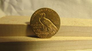 1914 D US $2 - 1/2 $2.  50 Indian Head Quarter Eagle Gold Coin Ungraded No Res M14 4