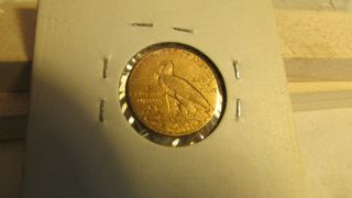 1914 D US $2 - 1/2 $2.  50 Indian Head Quarter Eagle Gold Coin Ungraded No Res M14 6