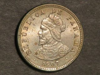 Panama 1907 1/2 Centesimo Unc