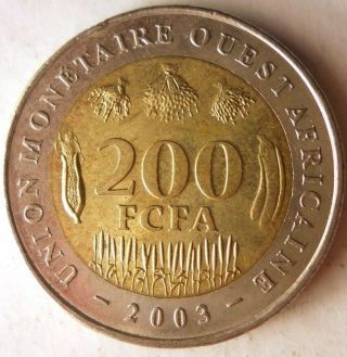 2005 West African States 200 Francs - Au/unc - - Africa Bin 3
