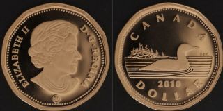 Canada 2010 $1 Loonie,  Proof - Brilliant Ultra H Cameo,  Coin