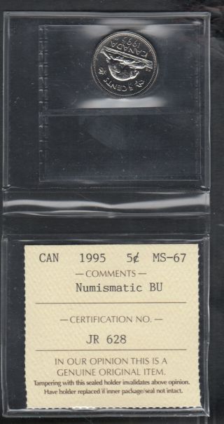 1995 Canada Nickel 5 Cents