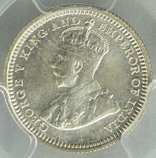 George V Hong Kong 5 Cents 1932 PCGS MS66 Silver 2