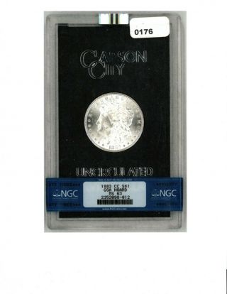 1883 - Cc Ms63 Gsa Hoard Morgan Silver Dollar Ngc Certified With Box/coa