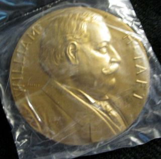 1909 William H Taft Inaugural Medal Us Medal 126 3 " Bronze Pkg.