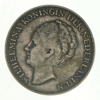Silver - World Coin - 1944 Netherlands 1 Gulden - 10g - World Silver Coin 911