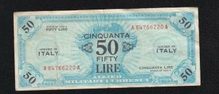 Italy 50 Lire 1 Serie 1943
