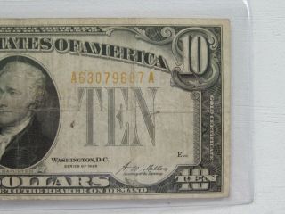 1928 $10 Gold Certificate Fr 2400 5 Day 3