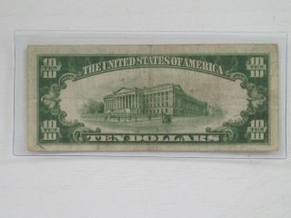 1928 $10 Gold Certificate Fr 2400 5 Day 4