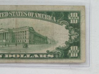 1928 $10 Gold Certificate Fr 2400 5 Day 6