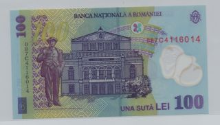 [$] Romania,  2005,  100 Lei,  Gem UNC,  087C4116014 2