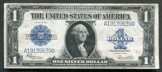 Fr.  237 1923 $1 One Dollar “horseblanket” Silver Certificate Xf (c)